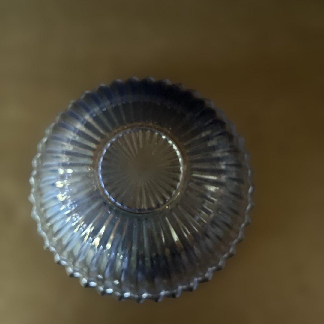 希少BACCARTスモールボウル 4個セット クリア1個　ミッドナイトブルー3個