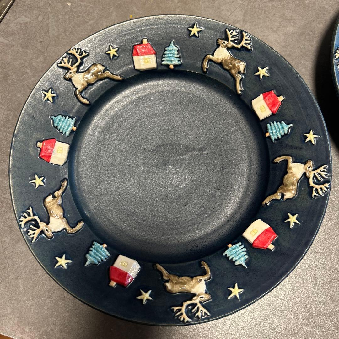 佐々木忍 クリスマスプレート（大皿）