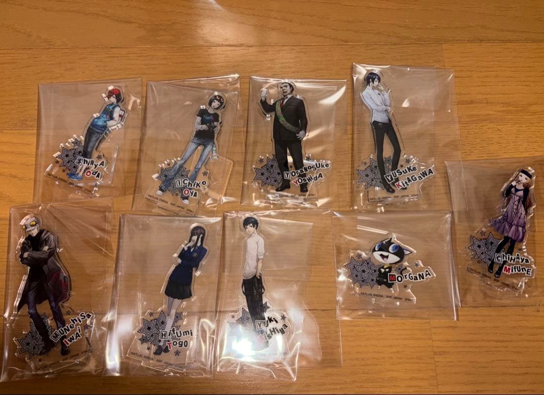ペルソナ5R 一番くじ A賞 主人公 フィギュア F賞 アクリルスタンド7種