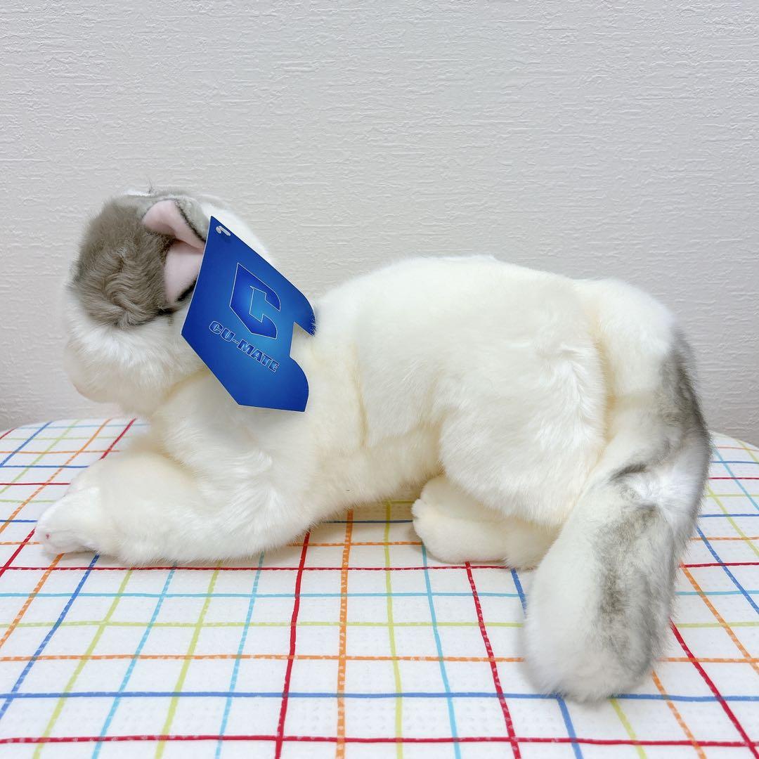 ぬいぐるみ ブリティッシュショートヘア ハチワレ リアルな猫のぬいぐるみ