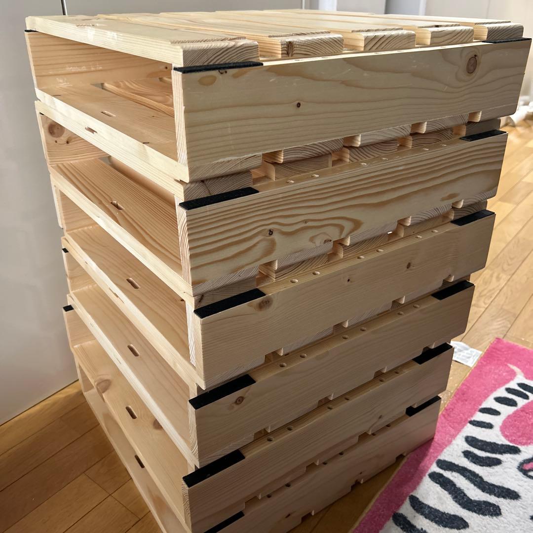 ベルメゾン　すのこ　パレットベッド 12枚