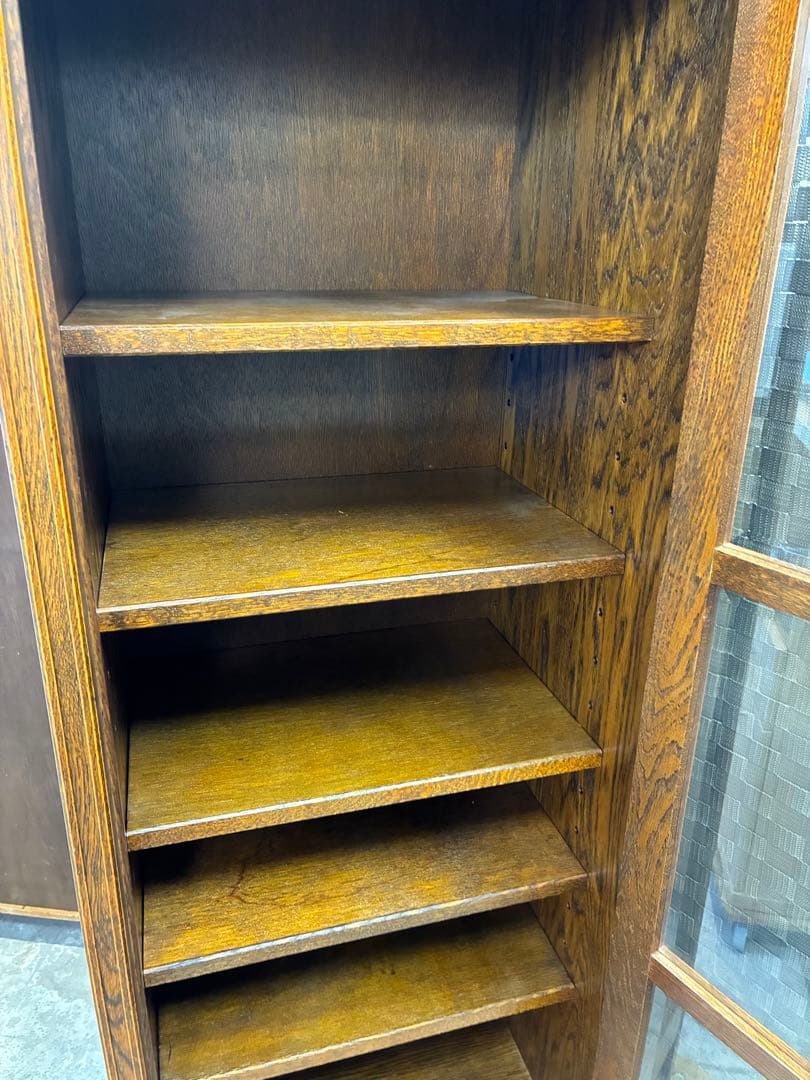 カントリーハウス 三越家具 飾り棚 ブルージュ 木製キャビネット ガラス扉