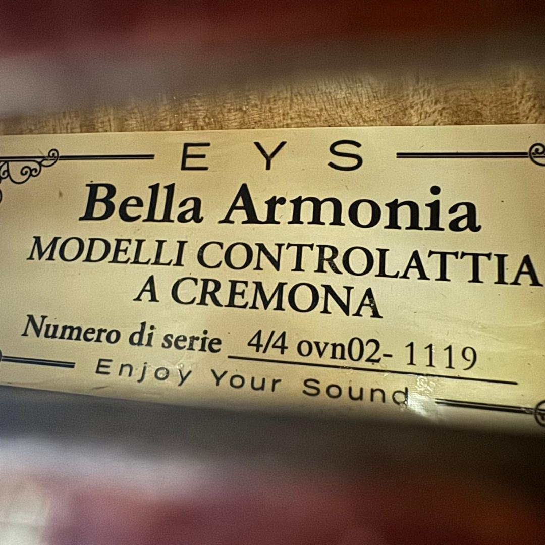 ☆美品　BELLA ARMONIA　4/4 バイオリン　ovn02-1119
