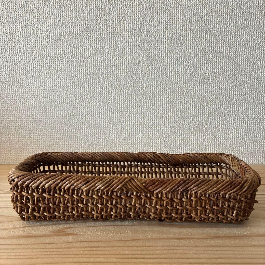 秋田県 あけび蔓細工 こだし編み カトラリーケース