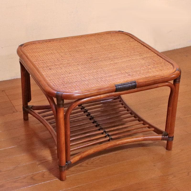 ラタンローテーブル 藤家具 ナチュラル センターテーブル 214-1344