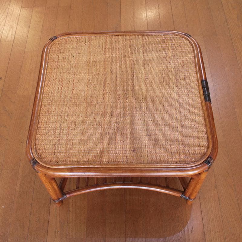 ラタンローテーブル 藤家具 ナチュラル センターテーブル 214-1344