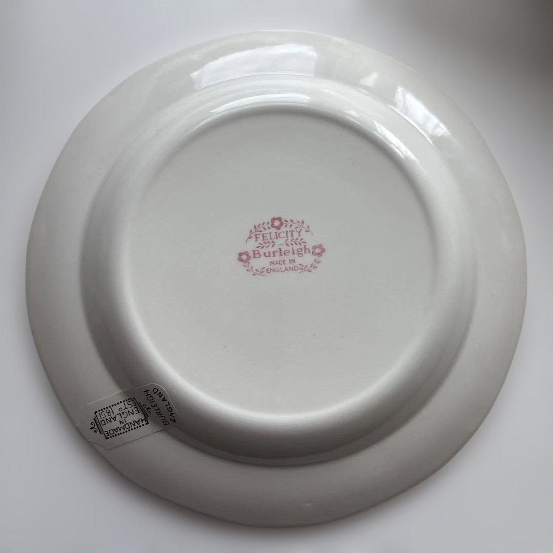 バーレイ プレート　バーレイ ピンクフェリシティ　プレート　Burleigh