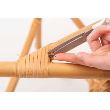 【メーカー直送】東谷 NS-537BR ネストサークルチェア　　 ブラウン