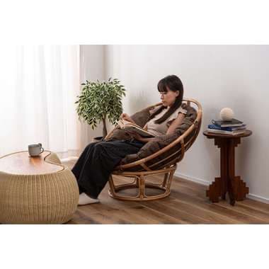 【メーカー直送】東谷 NS-537BR ネストサークルチェア　　 ブラウン