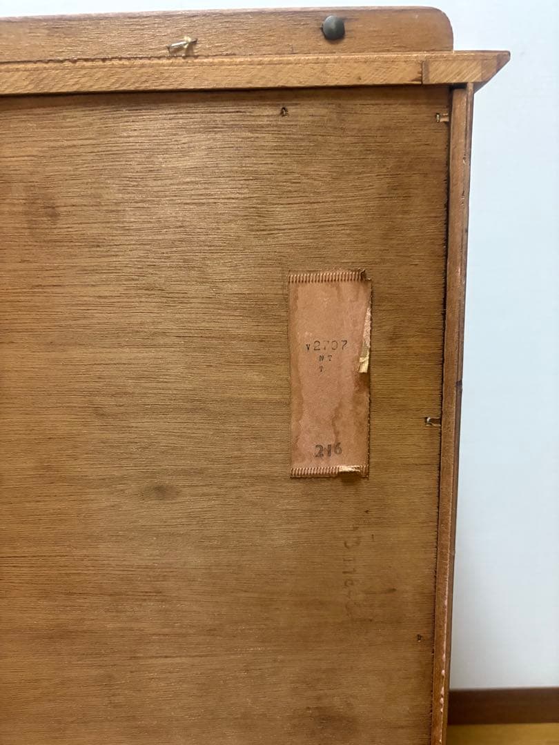 北欧 デンマーク ヴィンテージ チーク オーク 3段 チェスト