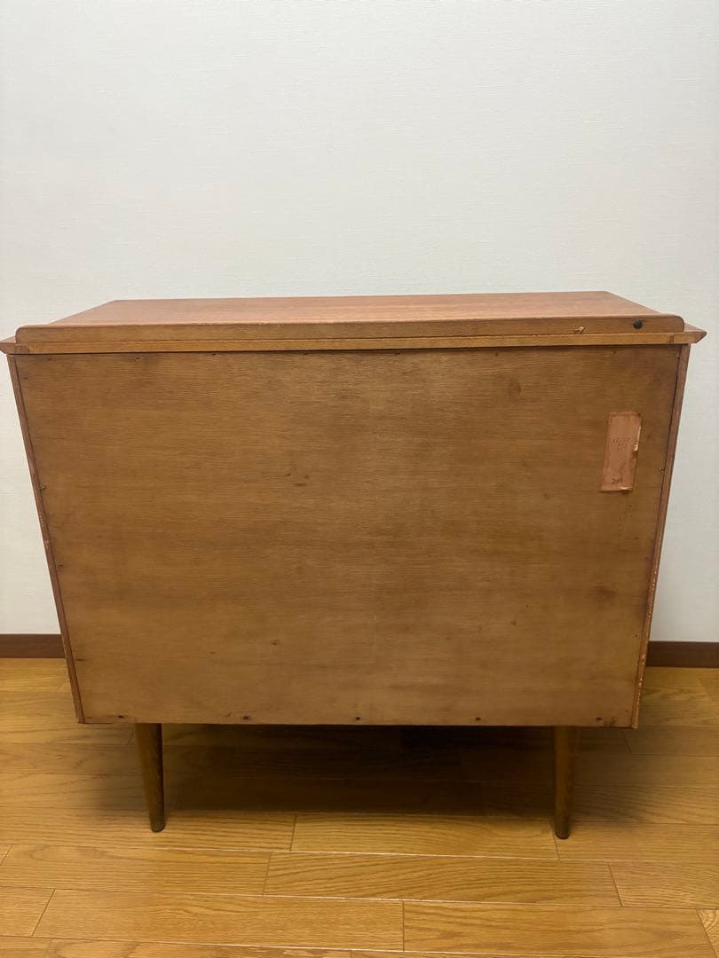 北欧 デンマーク ヴィンテージ チーク オーク 3段 チェスト