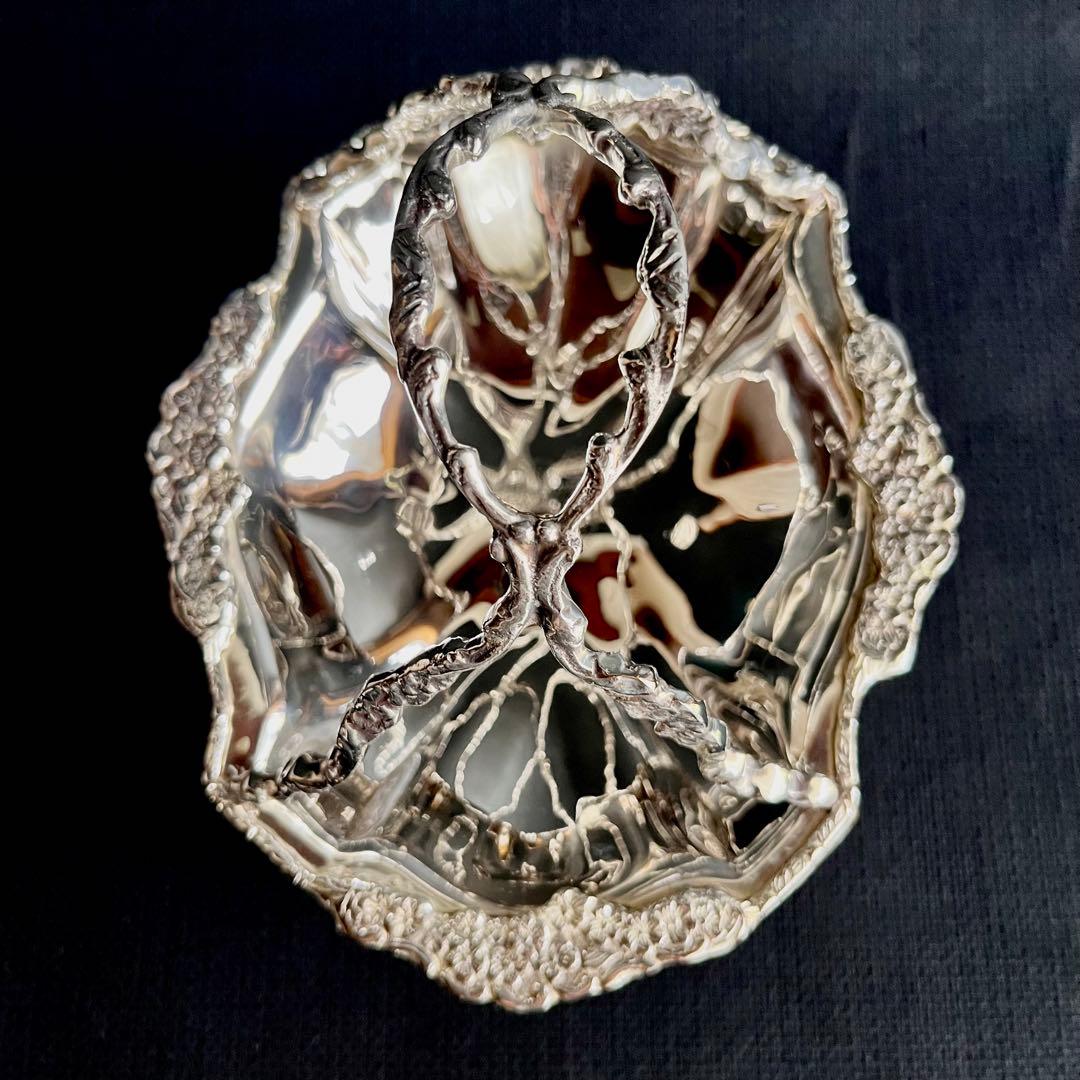 ★新品未使用★ Sheffield シルバープレート　菓子入れ