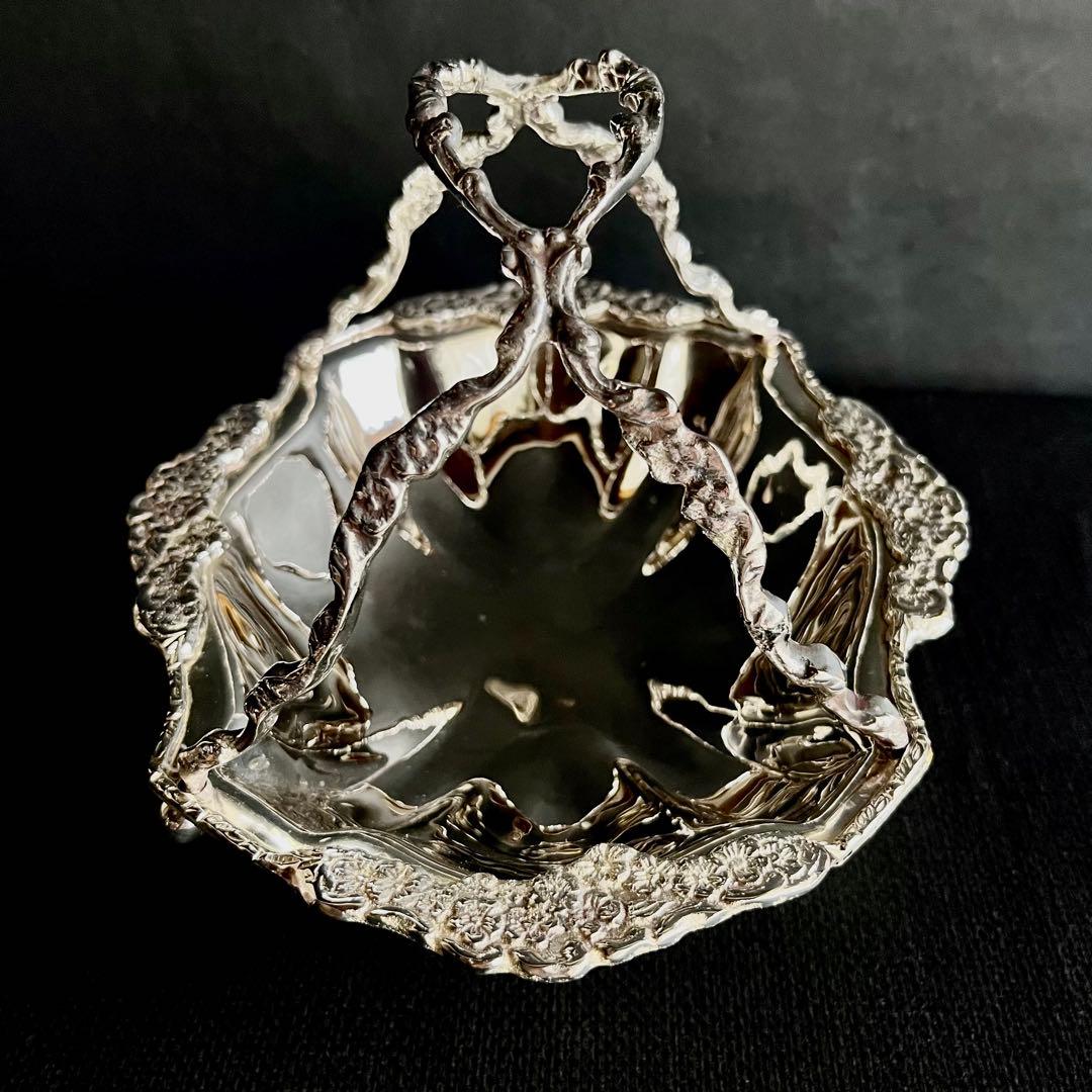 ★新品未使用★ Sheffield シルバープレート　菓子入れ