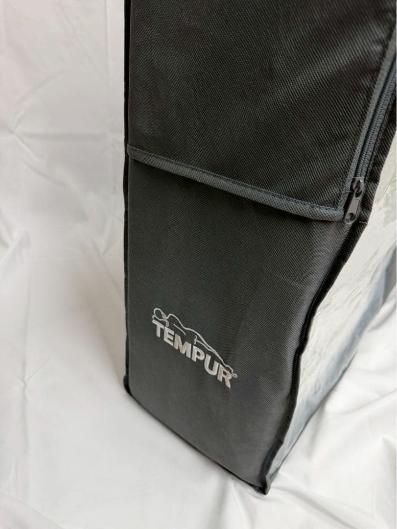 【美品】TEMPURテンピュール　低反発三つ折りマットレス　フトンデラックス