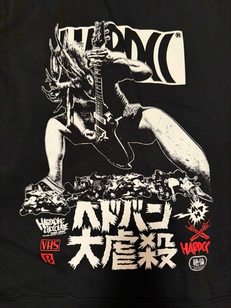 マキシマムザホルモン ハードコア コラボ ヘドバン 大虐殺 パーカー　XL