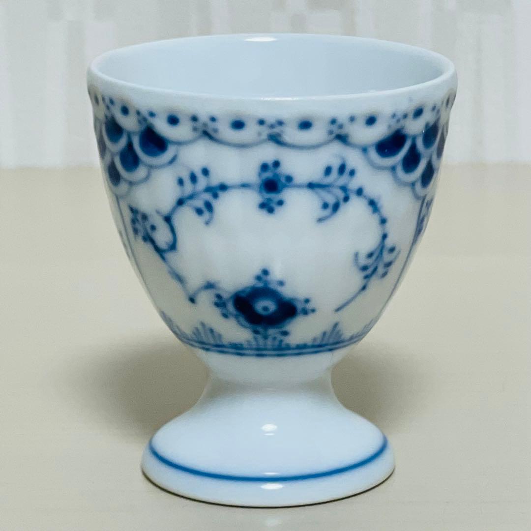 ロイヤルコペンハーゲン ブルーフルーテッド ハーフレース エッグスタンド 5個