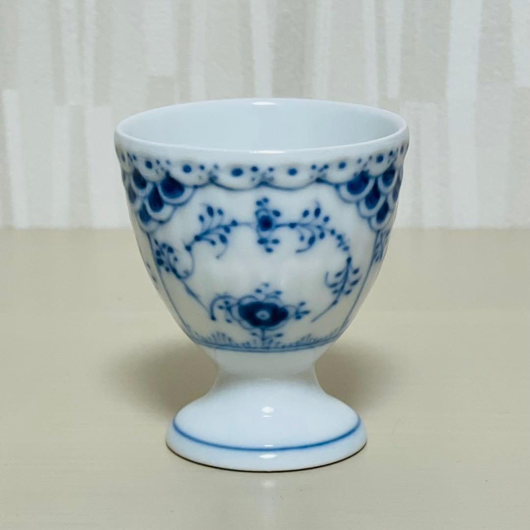 ロイヤルコペンハーゲン ブルーフルーテッド ハーフレース エッグスタンド 5個