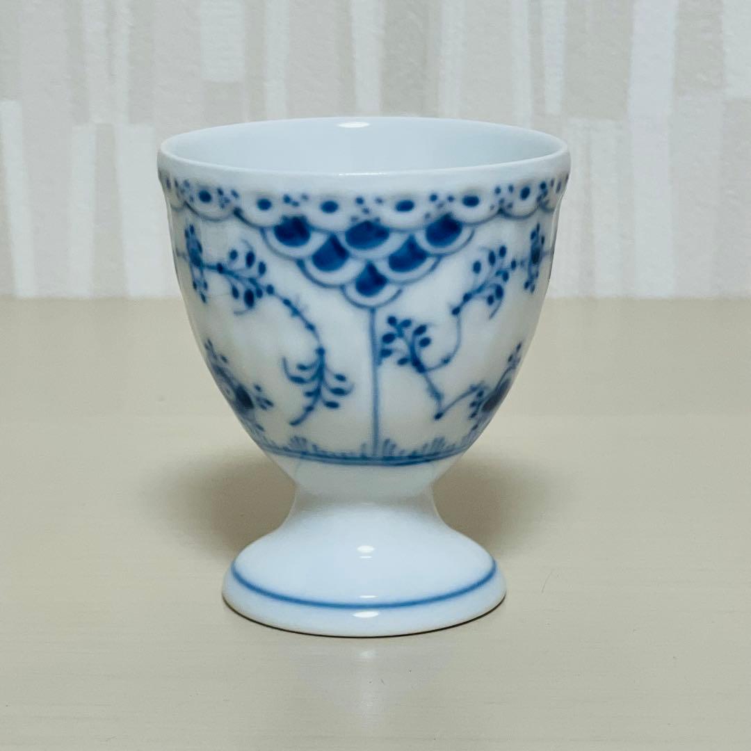 ロイヤルコペンハーゲン ブルーフルーテッド ハーフレース エッグスタンド 5個