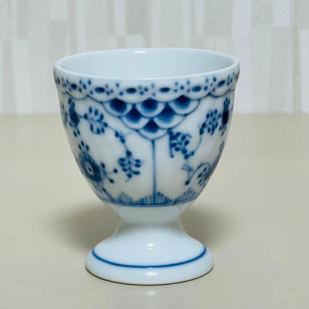 ロイヤルコペンハーゲン ブルーフルーテッド ハーフレース エッグスタンド 5個