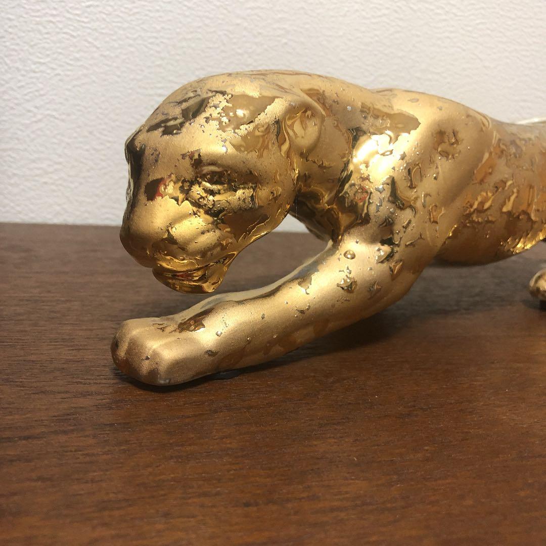 フィフティーズ★24kt貼りゴールドパンサー希少✨