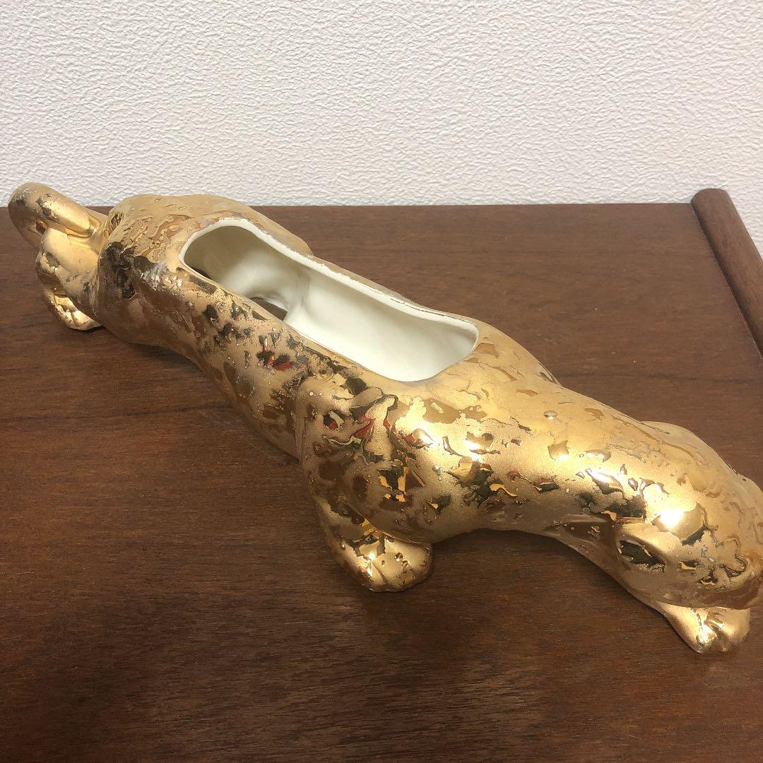 フィフティーズ★24kt貼りゴールドパンサー希少✨