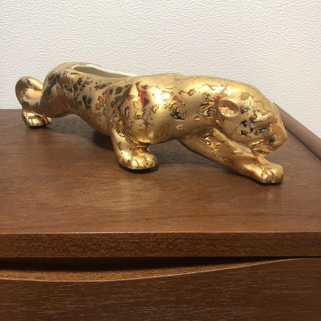 フィフティーズ★24kt貼りゴールドパンサー希少✨