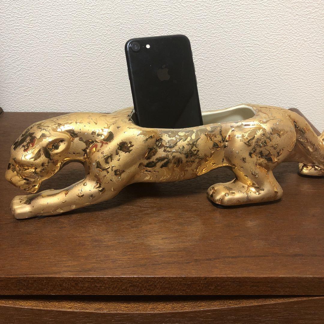 フィフティーズ★24kt貼りゴールドパンサー希少✨