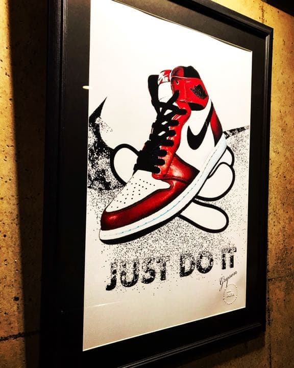 grysonアート2.5Lエアジョーダン1パロディオマージュ