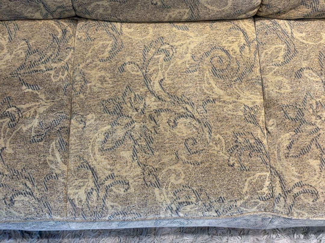 3人掛けソファ 3Pソファ ファブリック生地 アンティーク ビンテージ SZ