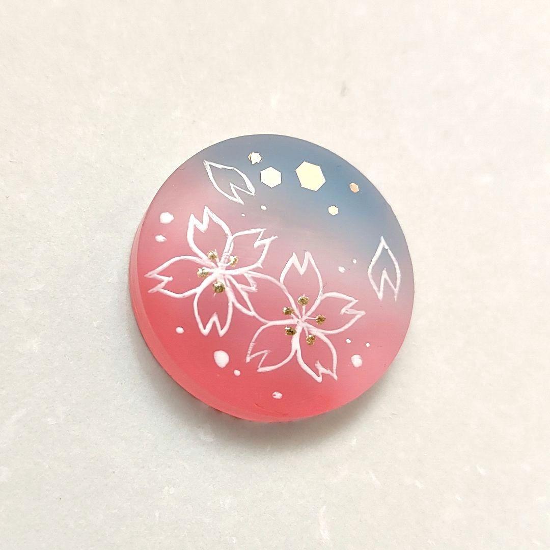 【976】ハンドメイド　レジン　ヘアゴム　ポニーフック