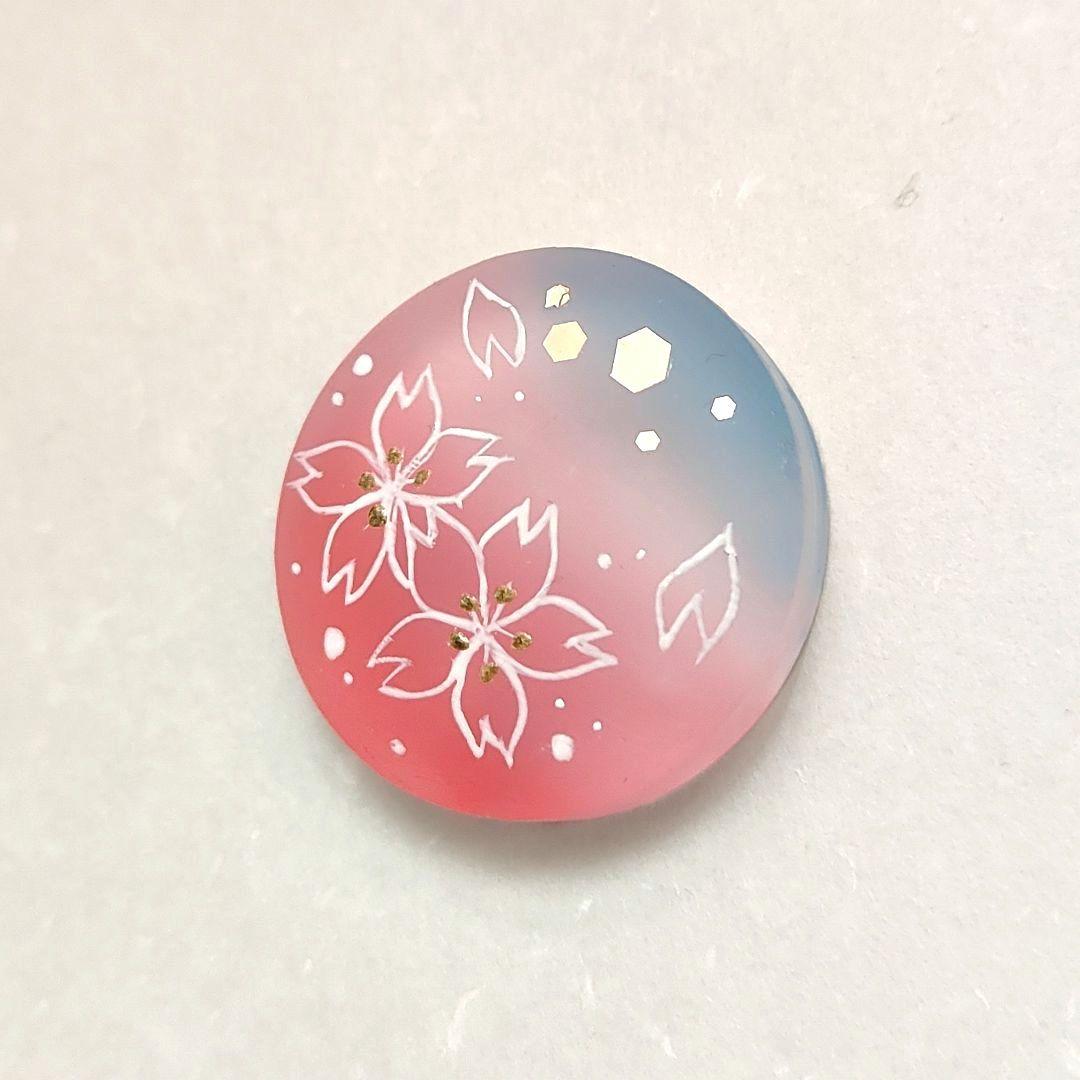 【976】ハンドメイド　レジン　ヘアゴム　ポニーフック