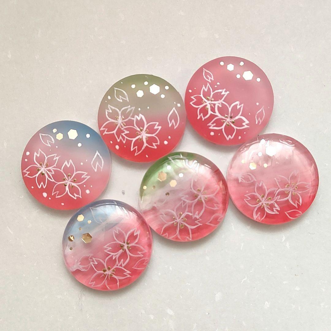 【976】ハンドメイド　レジン　ヘアゴム　ポニーフック