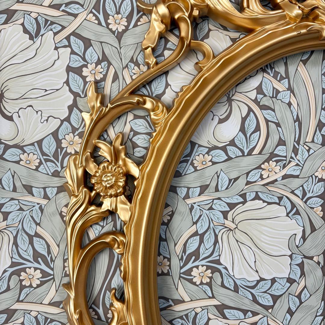 額縁　ゴールド　ロココ調　フレーム　インテリアIKEA UNG DRIL ミラー