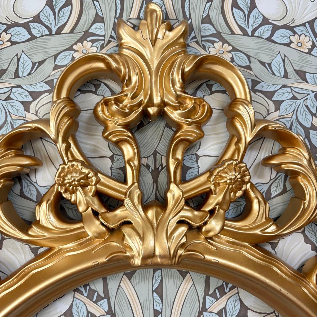 額縁　ゴールド　ロココ調　フレーム　インテリアIKEA UNG DRIL ミラー