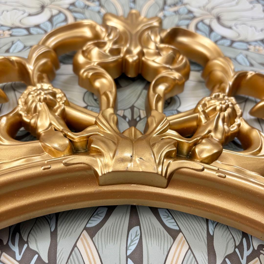 額縁　ゴールド　ロココ調　フレーム　インテリアIKEA UNG DRIL ミラー