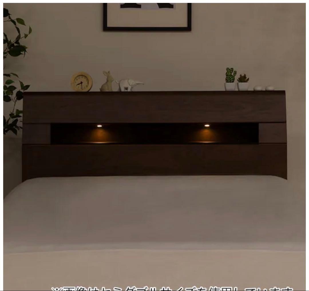 【18日16時まで出品】すのこクイーンベッドフレームブラウン