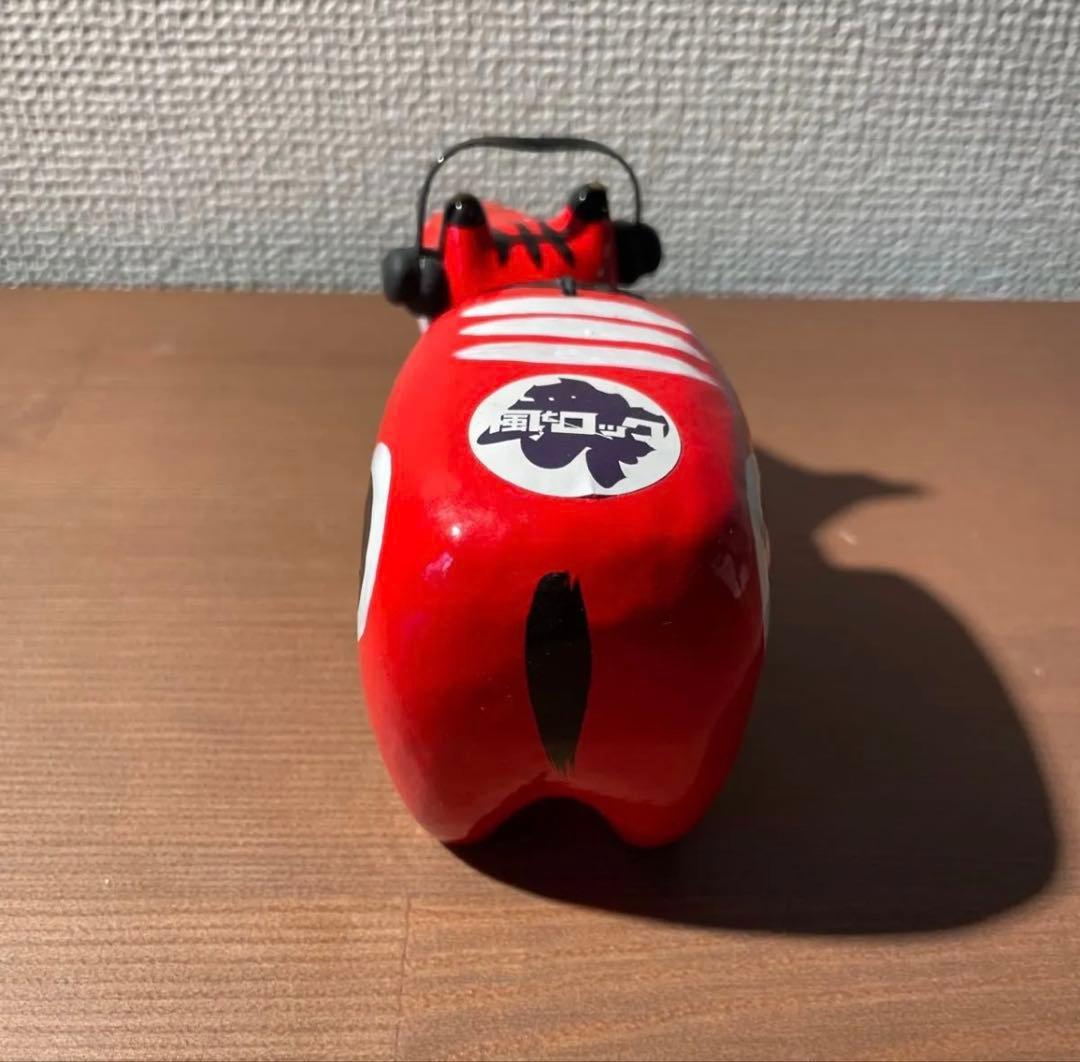 野沢民芸》赤べこ ヘッドフォン赤べこ 箱無し 風とロック 福島 会津 2