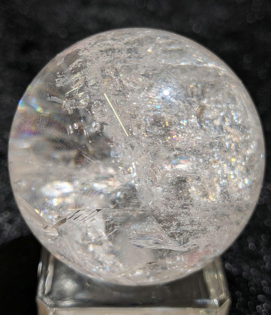 【高品質】天然石ピンクアゼツライト⑤スフィア 4.4cm　丸玉　置物　新入荷❣️