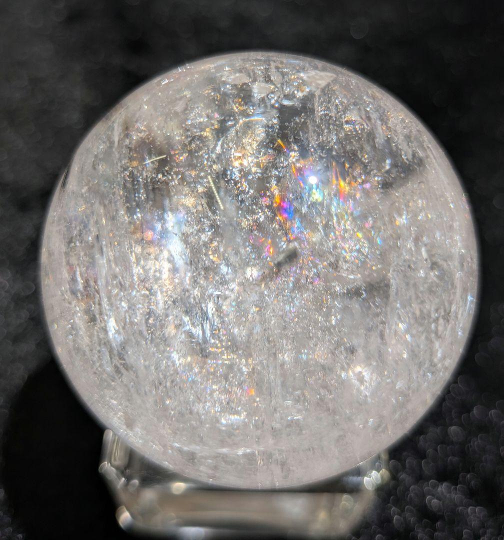 【高品質】天然石ピンクアゼツライト⑤スフィア 4.4cm　丸玉　置物　新入荷❣️