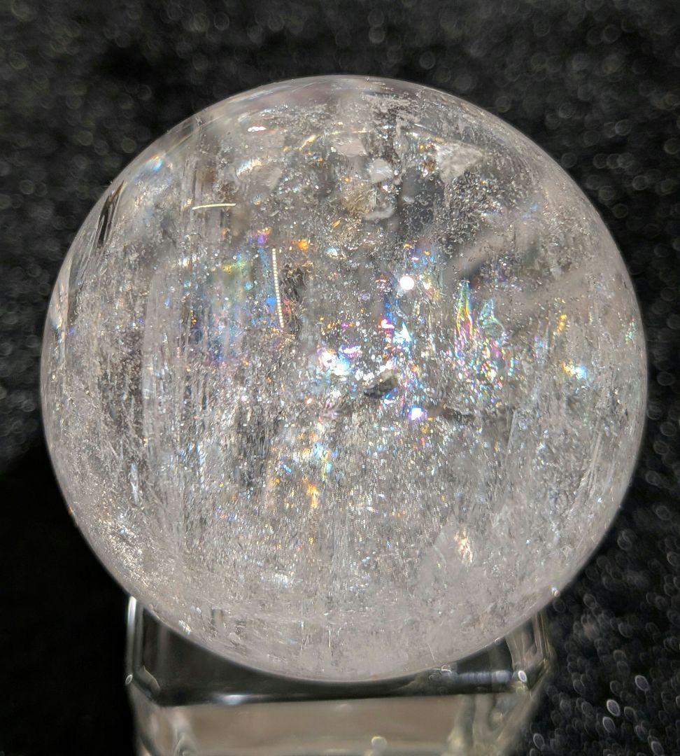 【高品質】天然石ピンクアゼツライト⑤スフィア 4.4cm　丸玉　置物　新入荷❣️