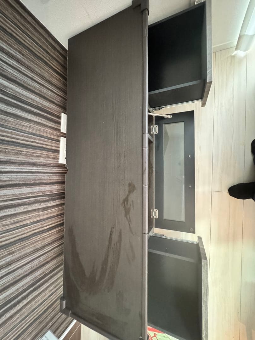 モダンテレビ台 ブラック グレー　ブラウン