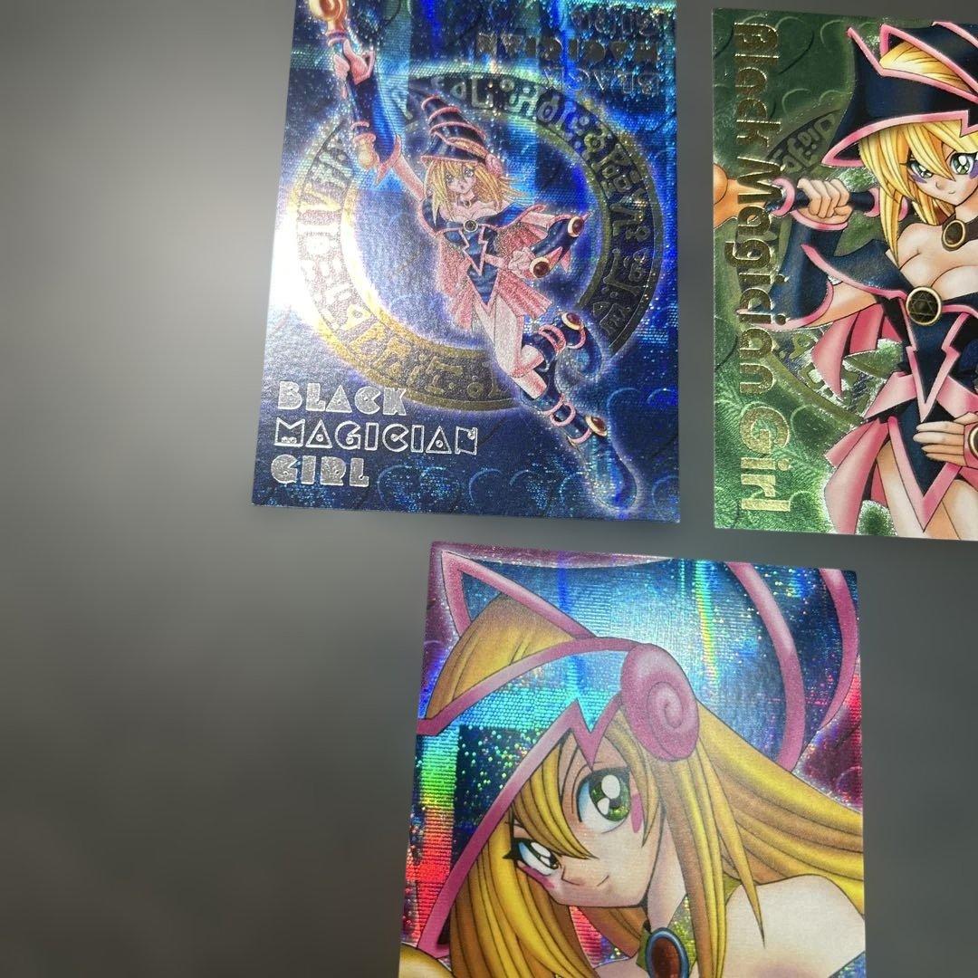 ブラック・マジシャン・ガール dmm プロモ　3枚セット