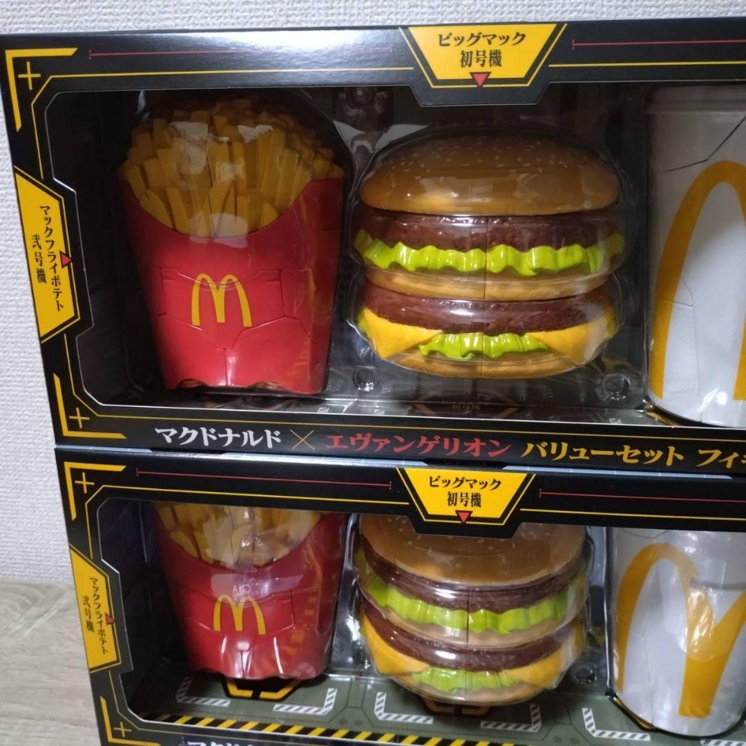 マクドナルド × エヴァンゲリオン バリューセット フィギュア 3体セット2つ