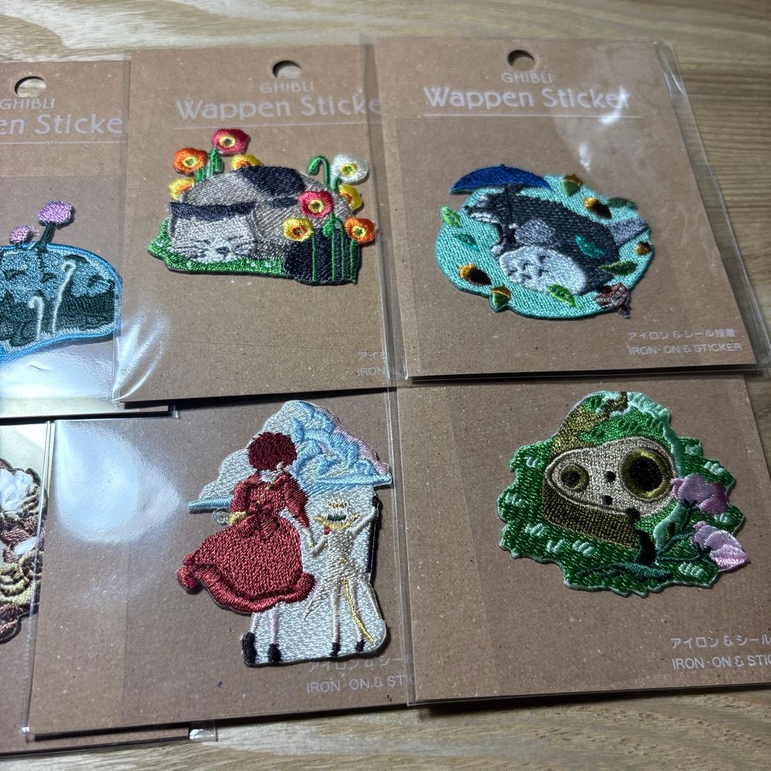 ジブリパークオリジナル 2月限定特価刺繍ワッペン6種セット - メルカリ