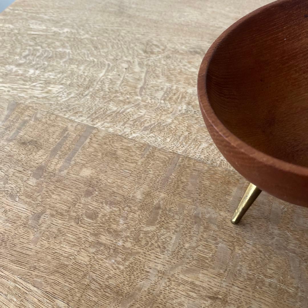 北欧ヴィンテージ　チークボウル