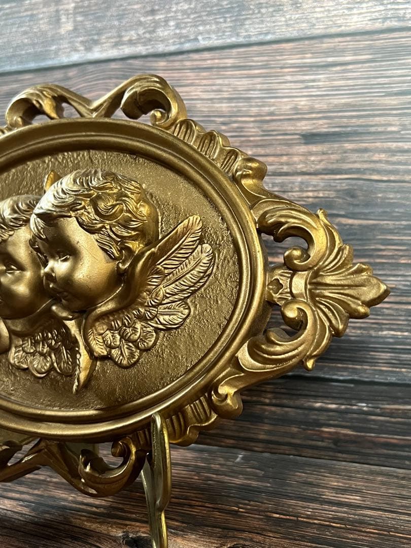 天使　オブジェ　置物　エンジェル　真鍮