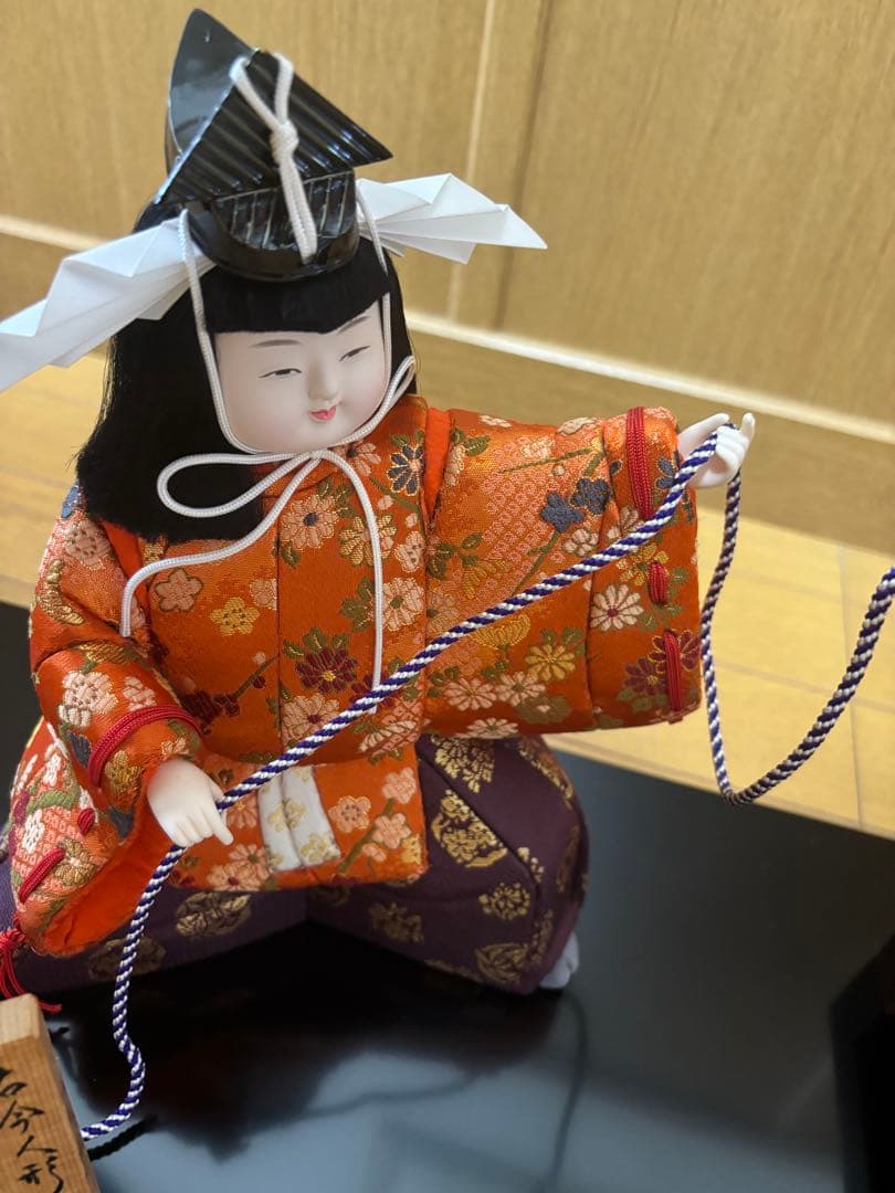 古今人形　引上げ　真多呂作