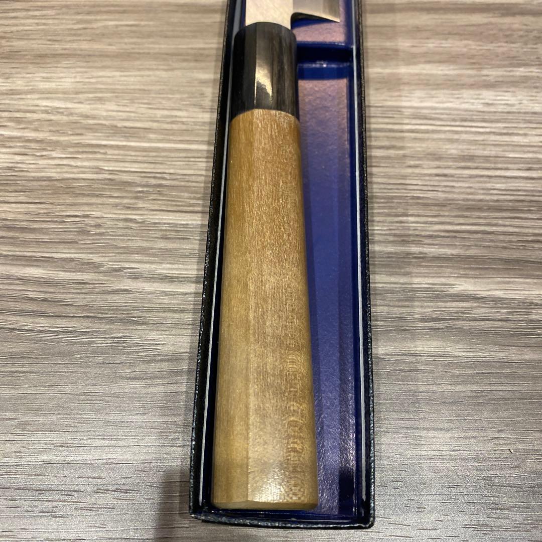 堺刃物守勝本鍛錬青紙2号柳刃包丁240ミリ水牛柄本霞研磨