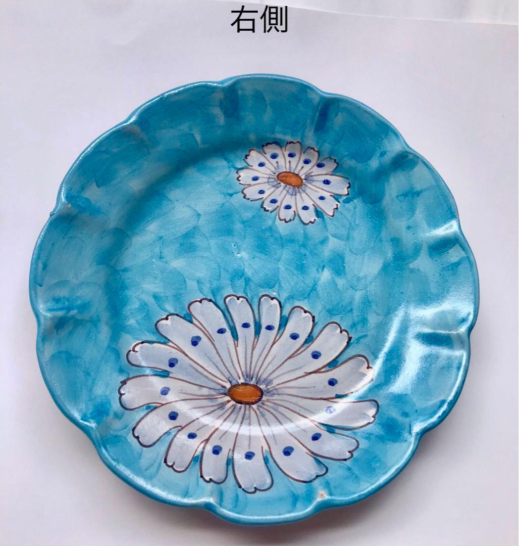 ブランド　イタリア　ヴィエトリ　手描き　飾り皿　直径約19㎝　アンティーク　2枚