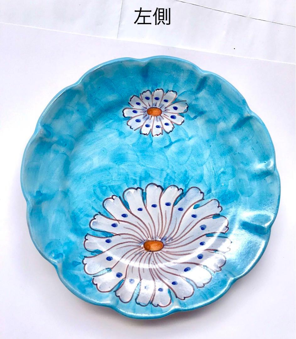 ブランド　イタリア　ヴィエトリ　手描き　飾り皿　直径約19㎝　アンティーク　2枚